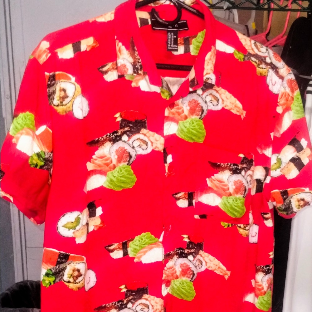 M-XL FOREVER 21 SUSHI SHIRT